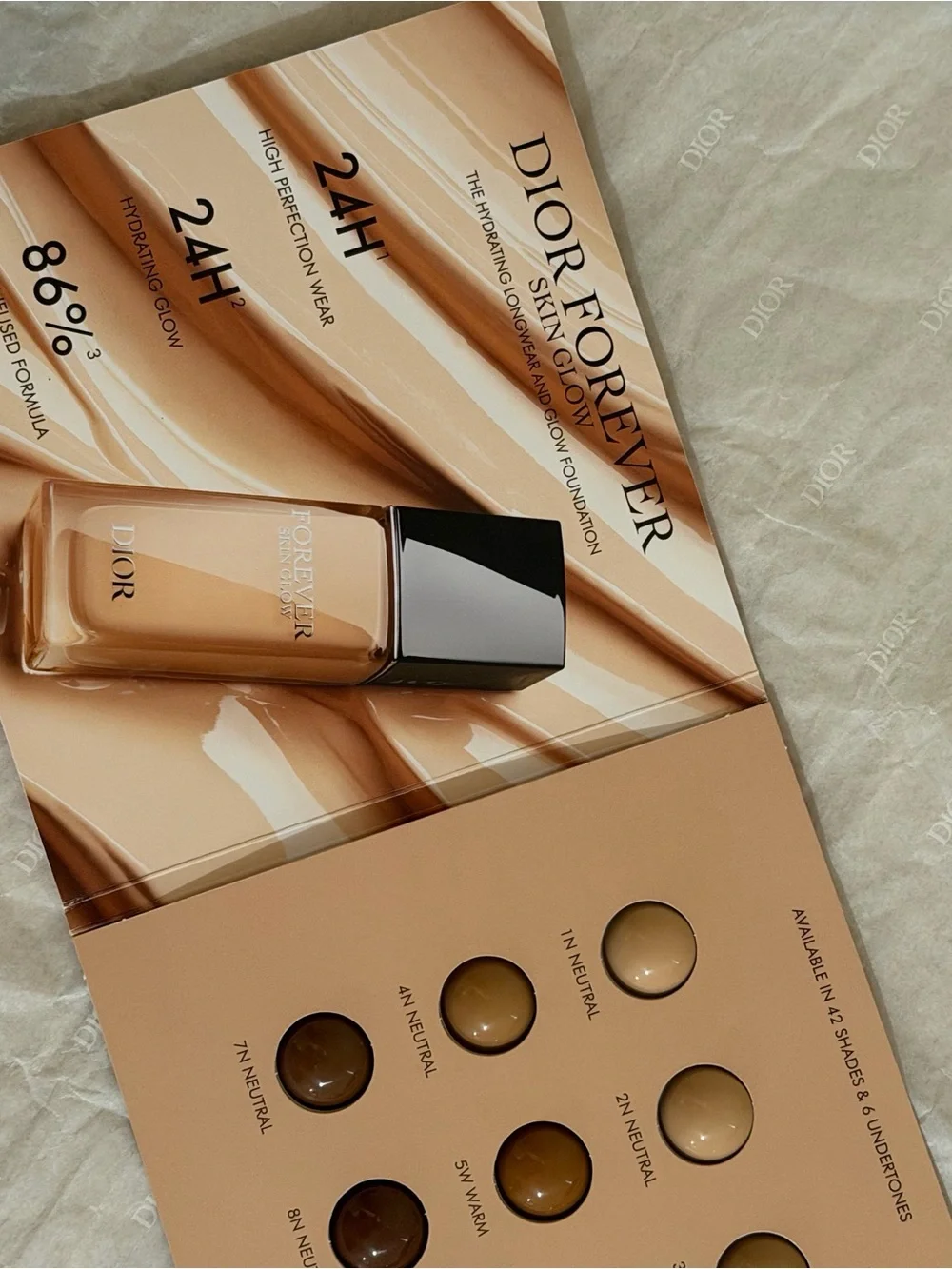 Dior Forever Skin Glow Foundation Kit - 9 Neutral Beige Shades